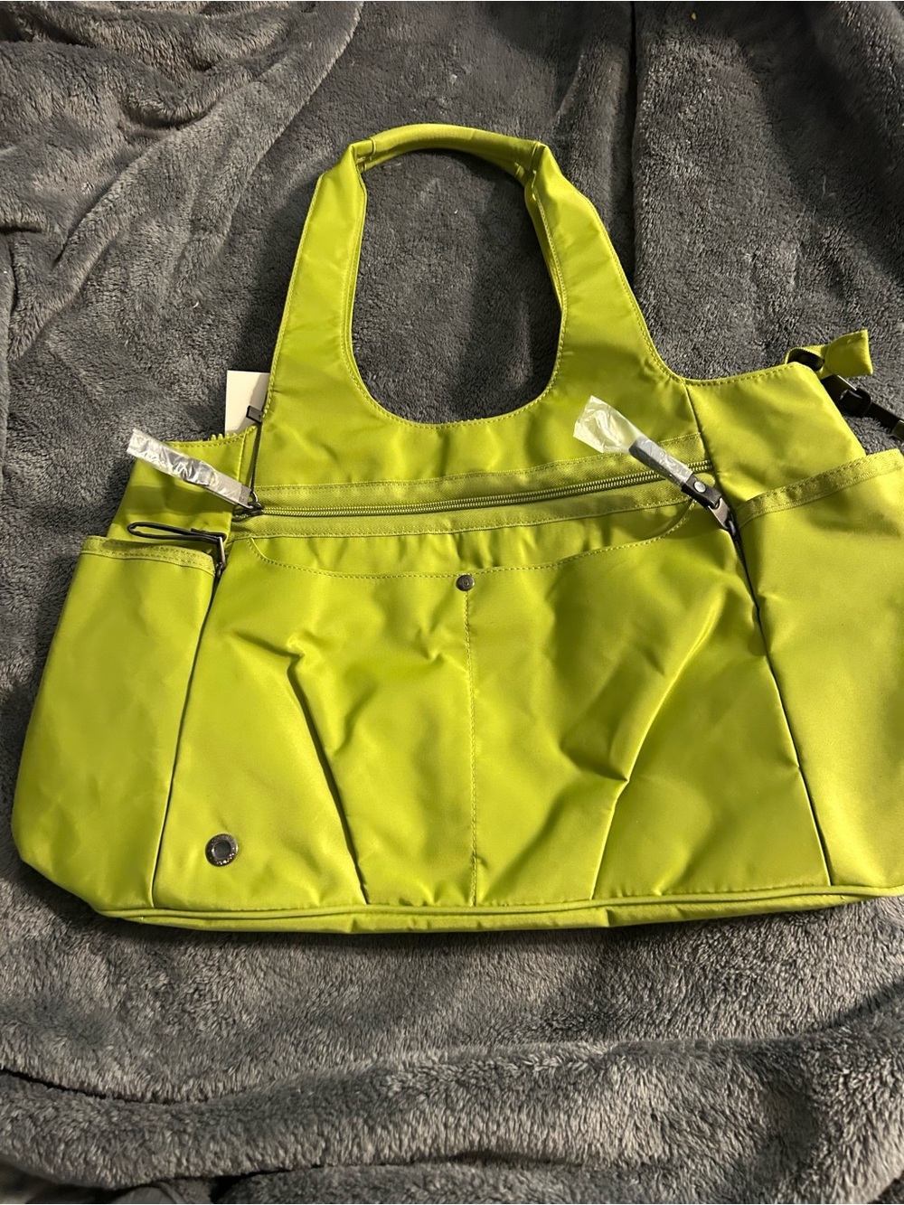Baggallini Lime Green Gumption Medium Tote Bag